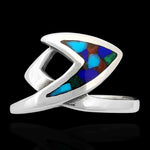Abstract Wave Ring - Mainland Silver