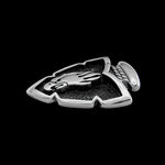 Screaming Eagle Arrowhead Pendant - Mainland Silver