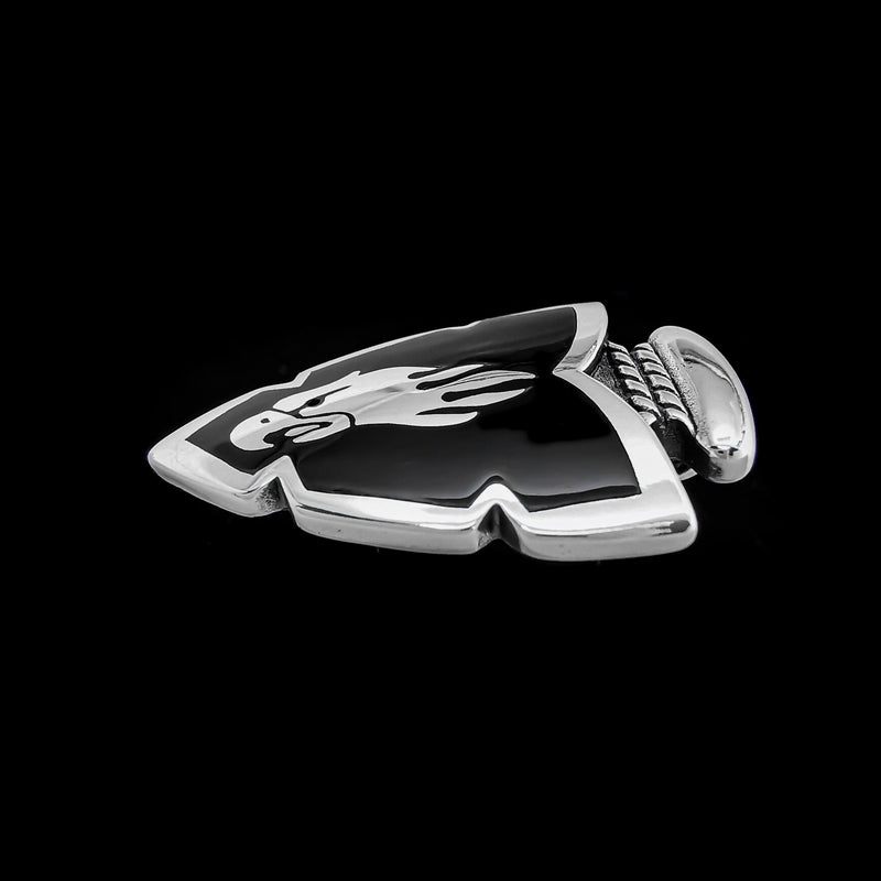 Screaming Eagle Arrowhead Pendant - Mainland Silver