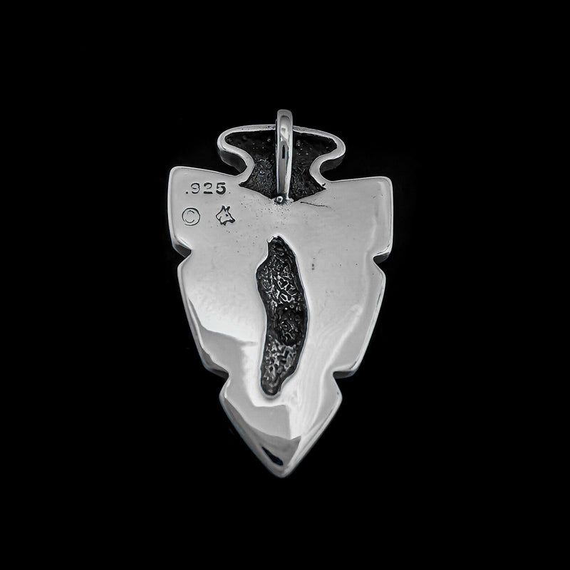 Screaming Eagle Arrowhead Pendant - Mainland Silver