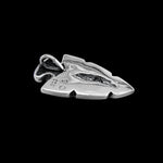 Screaming Eagle Arrowhead Pendant - Mainland Silver