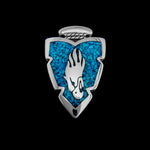 Screaming Eagle Arrowhead Pendant - Mainland Silver
