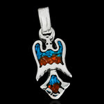 Small Multicolored Thunderbird Pendant
