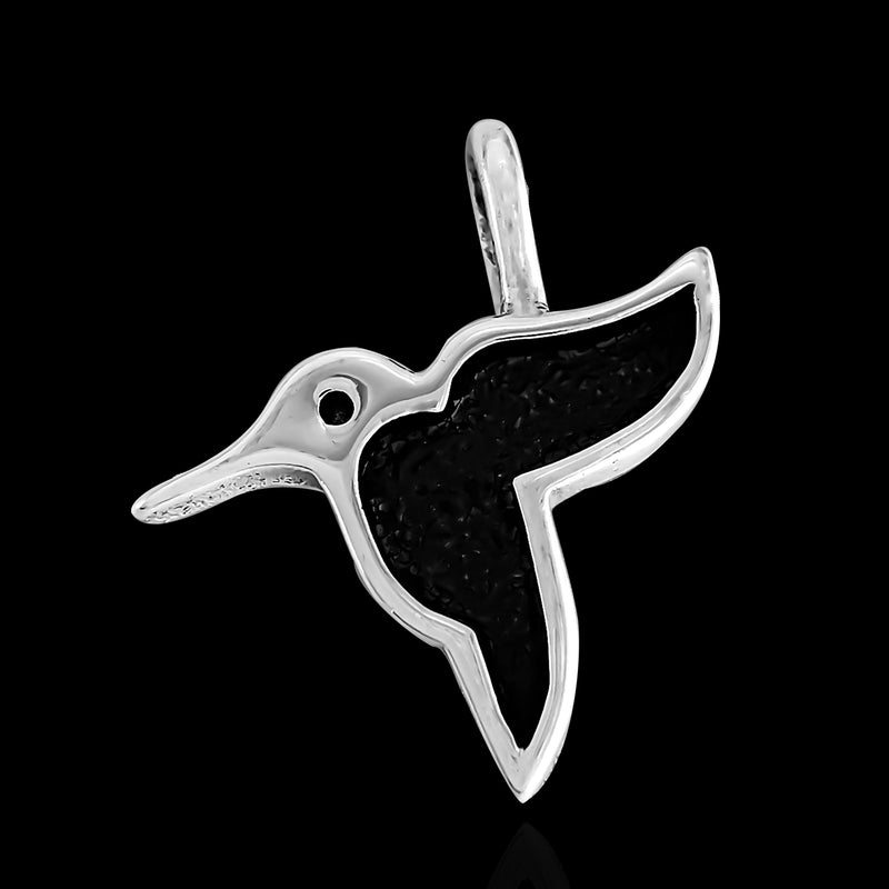 Hummingbird Pendant - Mainland Silver