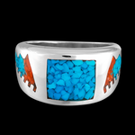 Native Storm Cloud Ring - Mainland Silver