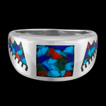 Native Storm Cloud Ring - Mainland Silver