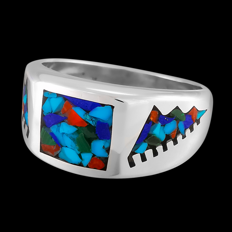 Native Storm Cloud Ring - Mainland Silver