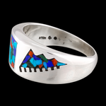Native Storm Cloud Ring - Mainland Silver
