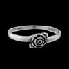 Tiny Rose Ring - Mainland Silver