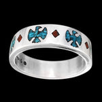 Thunderbird Band Ring - Mainland Silver