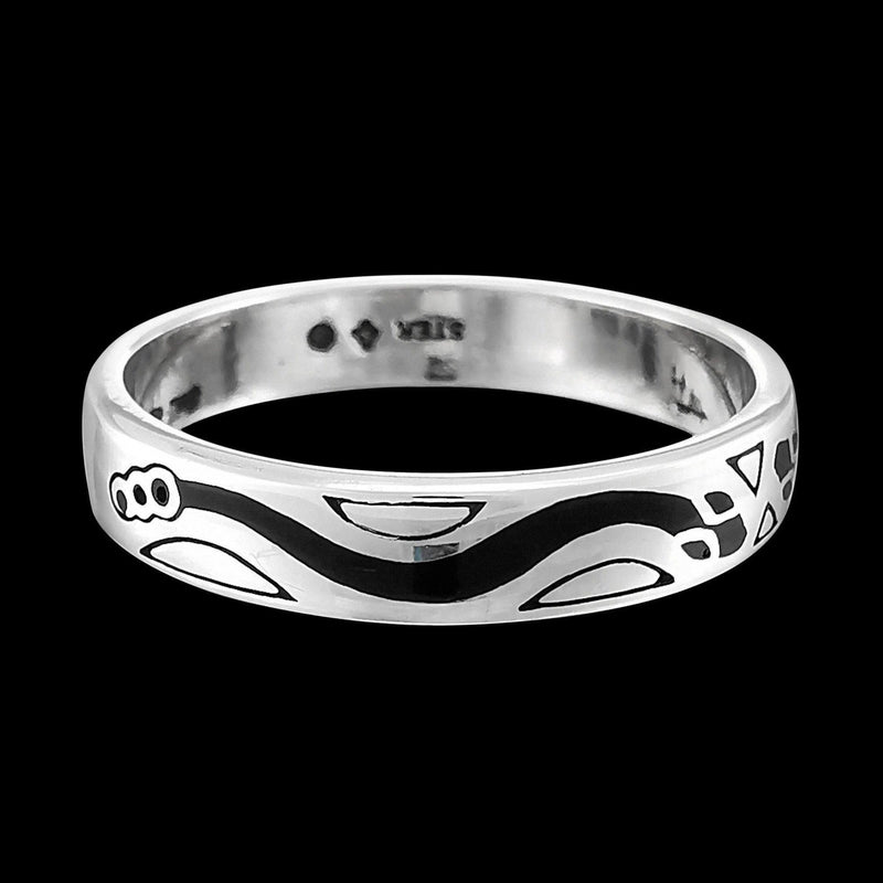 Snakes Band Ring - Mainland Silver