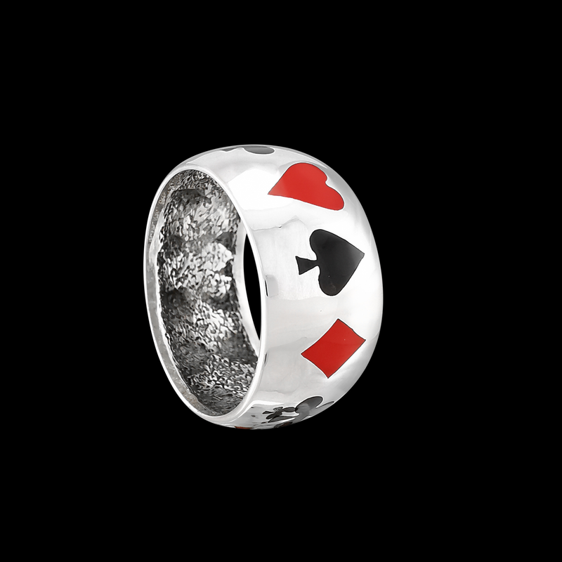 Card Shark Band - Mainland Silver