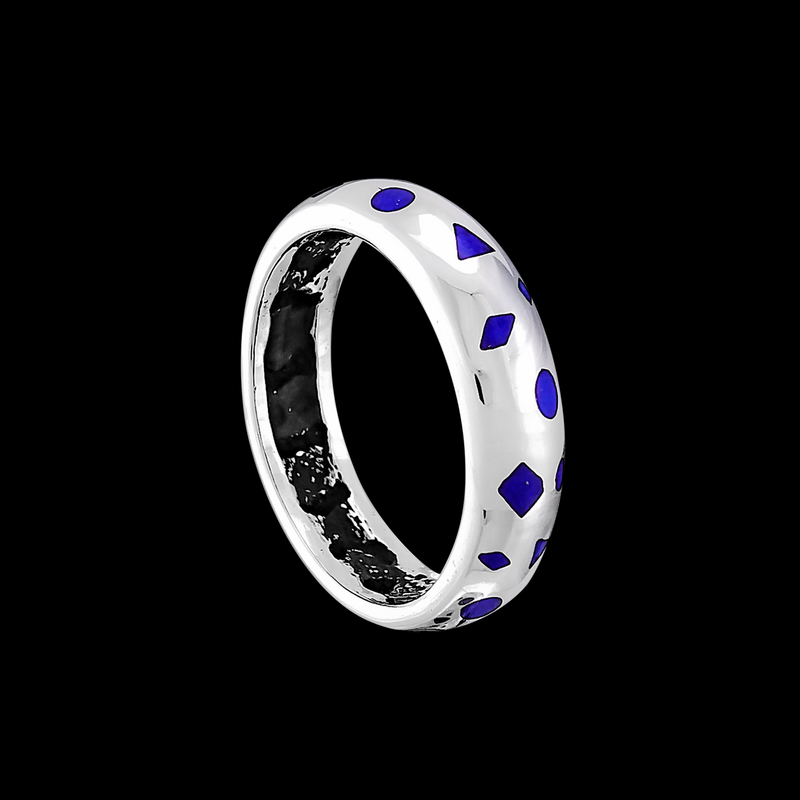 Scattered Shapes Ring - Mainland Silver