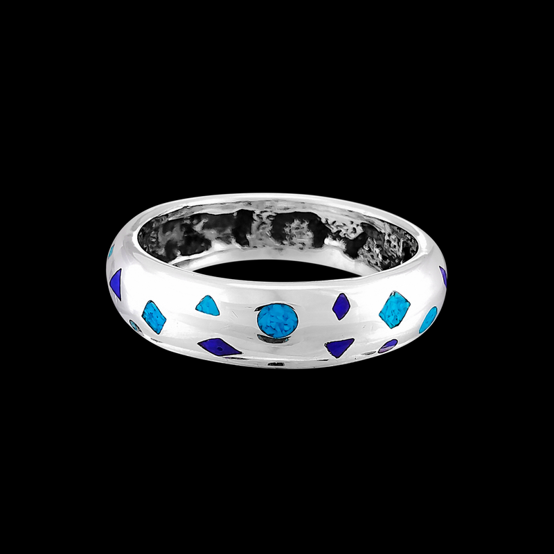 Scattered Shapes Ring - Mainland Silver
