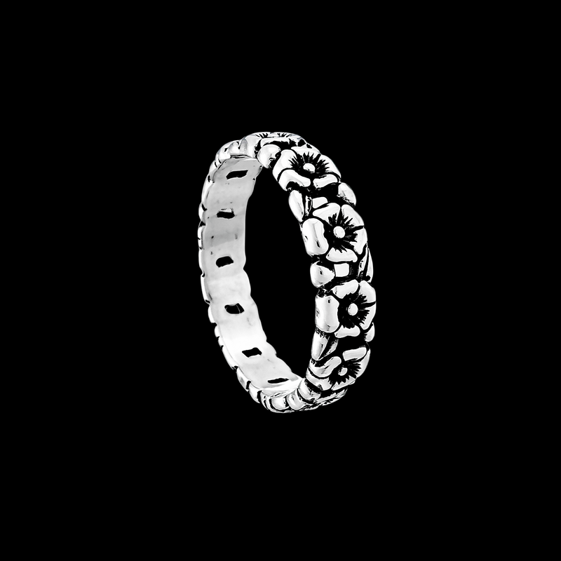 Band of Blooms - Mainland Silver
