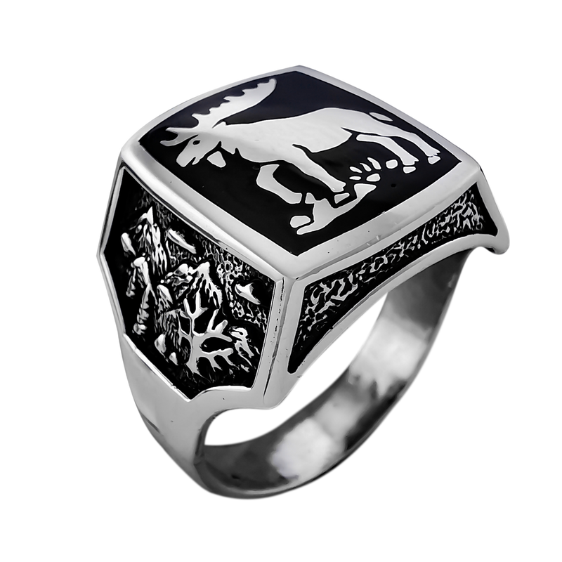 Proud Moose Ring, Fully Customizable Ring