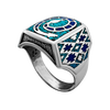 Rattlesnake Inlay Ring, Fully Customizable Ring