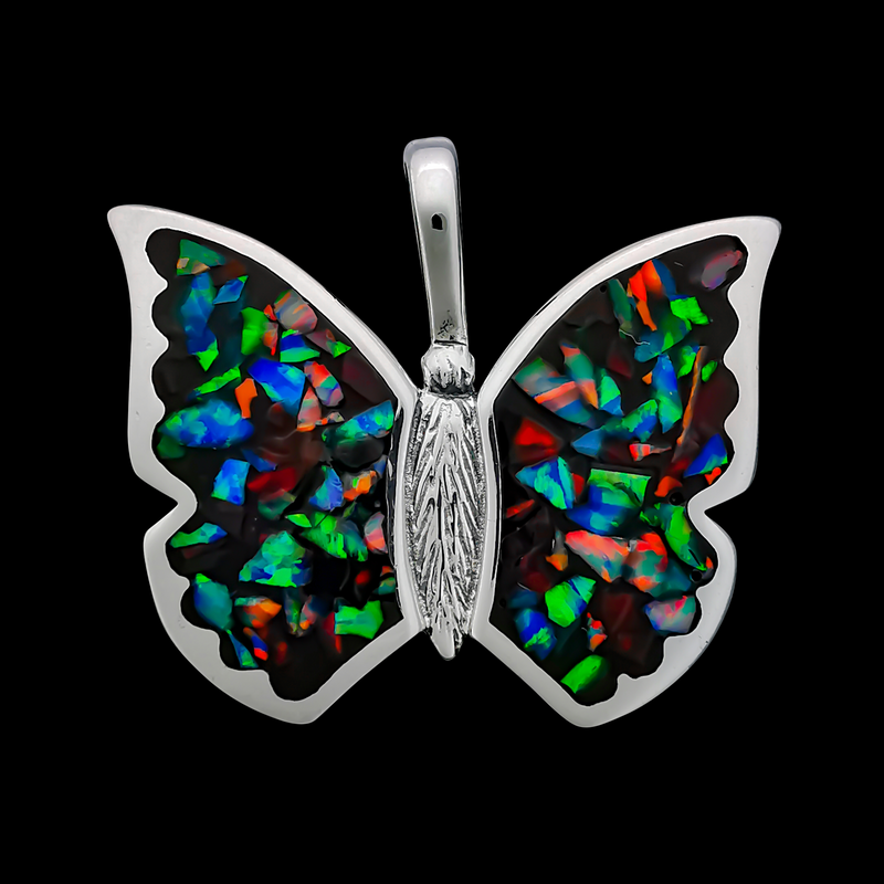 Wide Butterfly Pendant