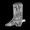 Cowboy Boot with Spur Pendant