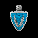 Feather Arrowhead Pendant
