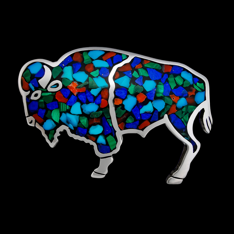Large Buffalo Pendant