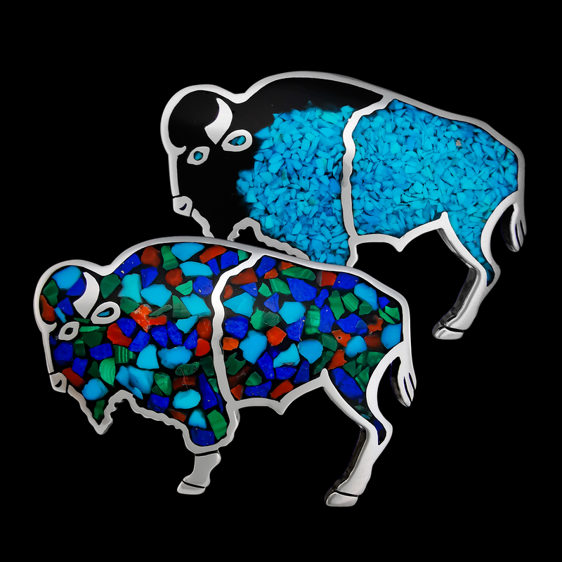 Large Buffalo Pendant