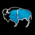 Large Buffalo Pendant