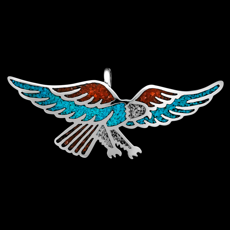 Commanding Bald Eagle Pendant