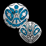 Medium Native American Tribal Mask Pendant
