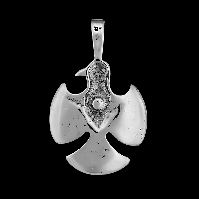 Circle Crest Thunderbird Pendant