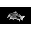 Mother and Baby Dolphin Brooch - Mainland Silver