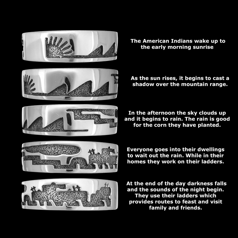 Native American Story Telling Ring