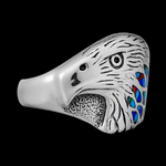 Large Proud Eagle Inlay Ring