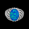 Spiral Inlay Ring