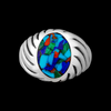 Spiral Inlay Ring