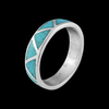 Blue Turquoise  inlay
