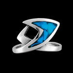 Abstract Wave Ring