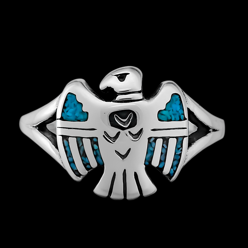 Small Thunderbird Ring