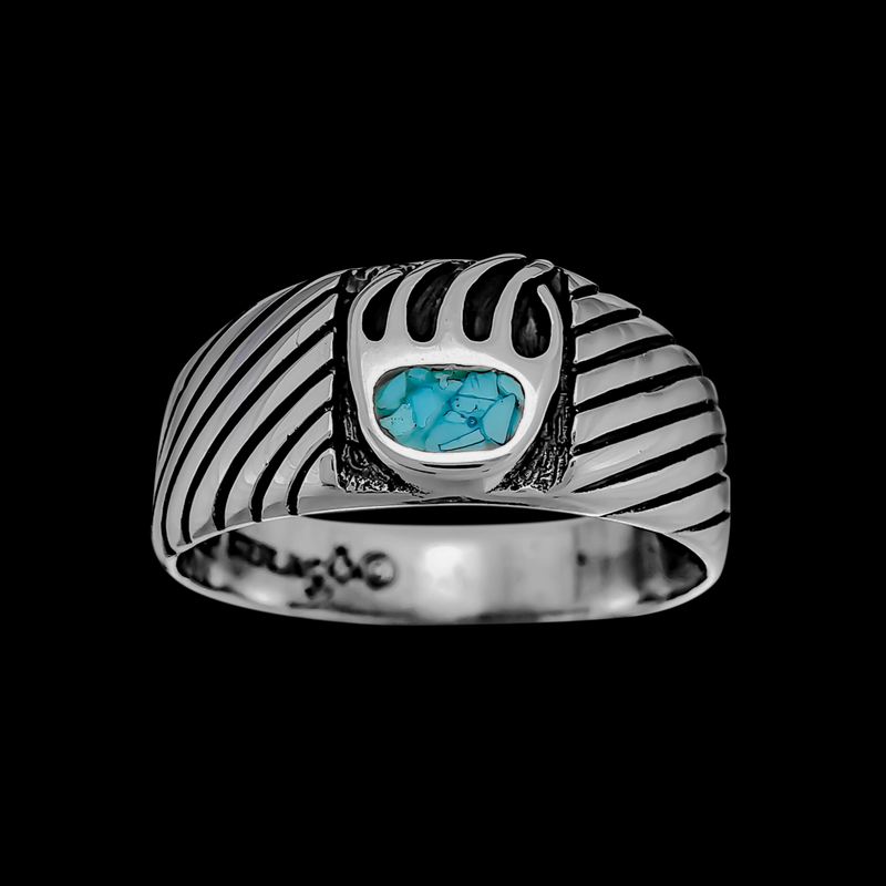 Abstract Bear Paw Ring
