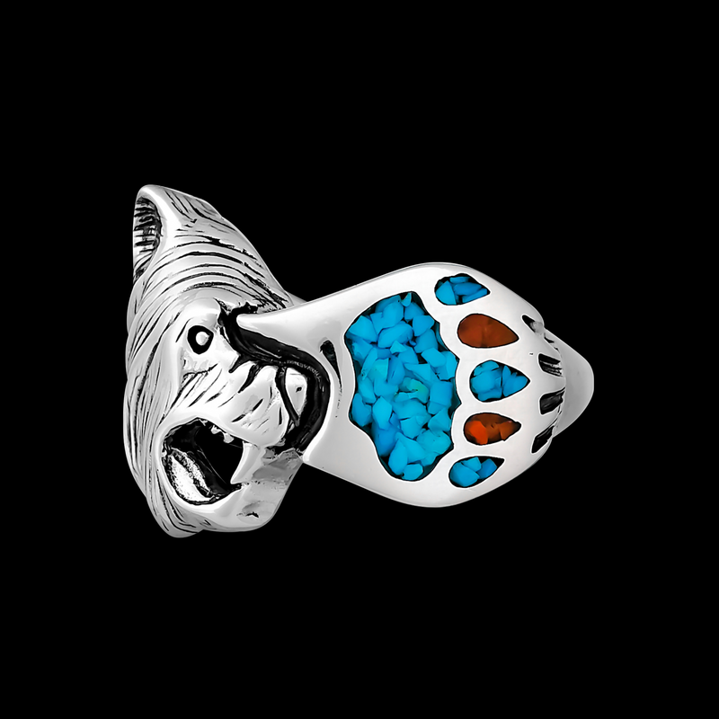 Good Omen Bear Tracks Ring