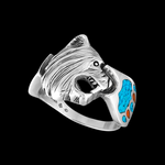Good Omen Bear Tracks Ring