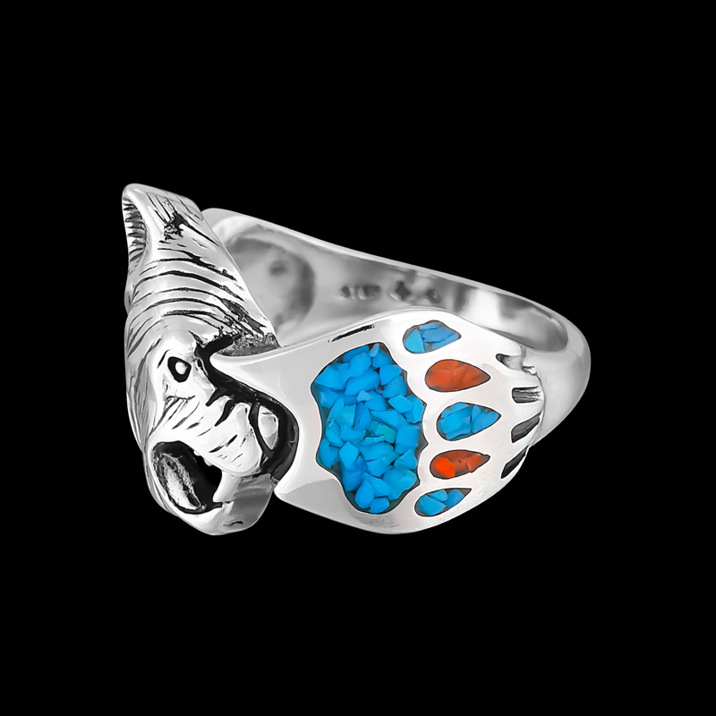 Good Omen Bear Tracks Ring