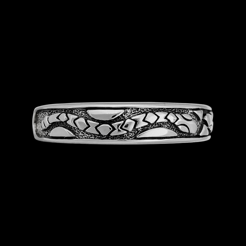 Face to Face Snake Ring