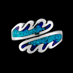 Mirror Tidal Wave Ring