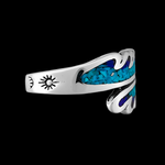 Mirror Tidal Wave Ring