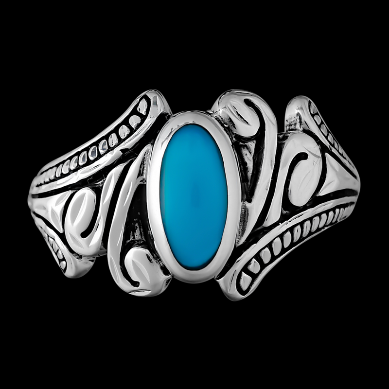 Nouveau Inlay Ring