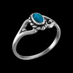 Twisted Rope Oval Ring