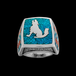 Howling Wolf Ring