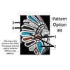 Large Native American Chief Headdress Ring