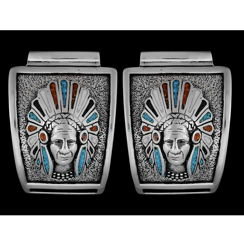 Native American Chief Watch - Mainland Silver